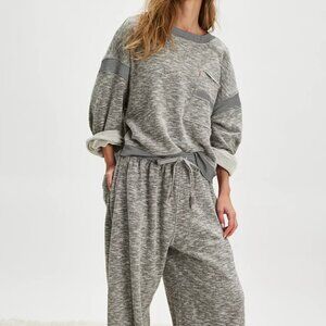Oversized Grey Heather Lounge Set Size XS